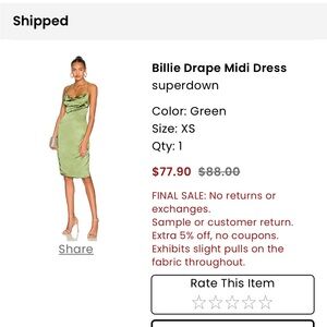 REVOLVE Women’s Superdown Midi Dress